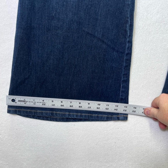 Old Navy Flare Jeans Womens 28W Plus size Blue Stretch Denim Pants Comfy 2379 - Picture 7 of 9
